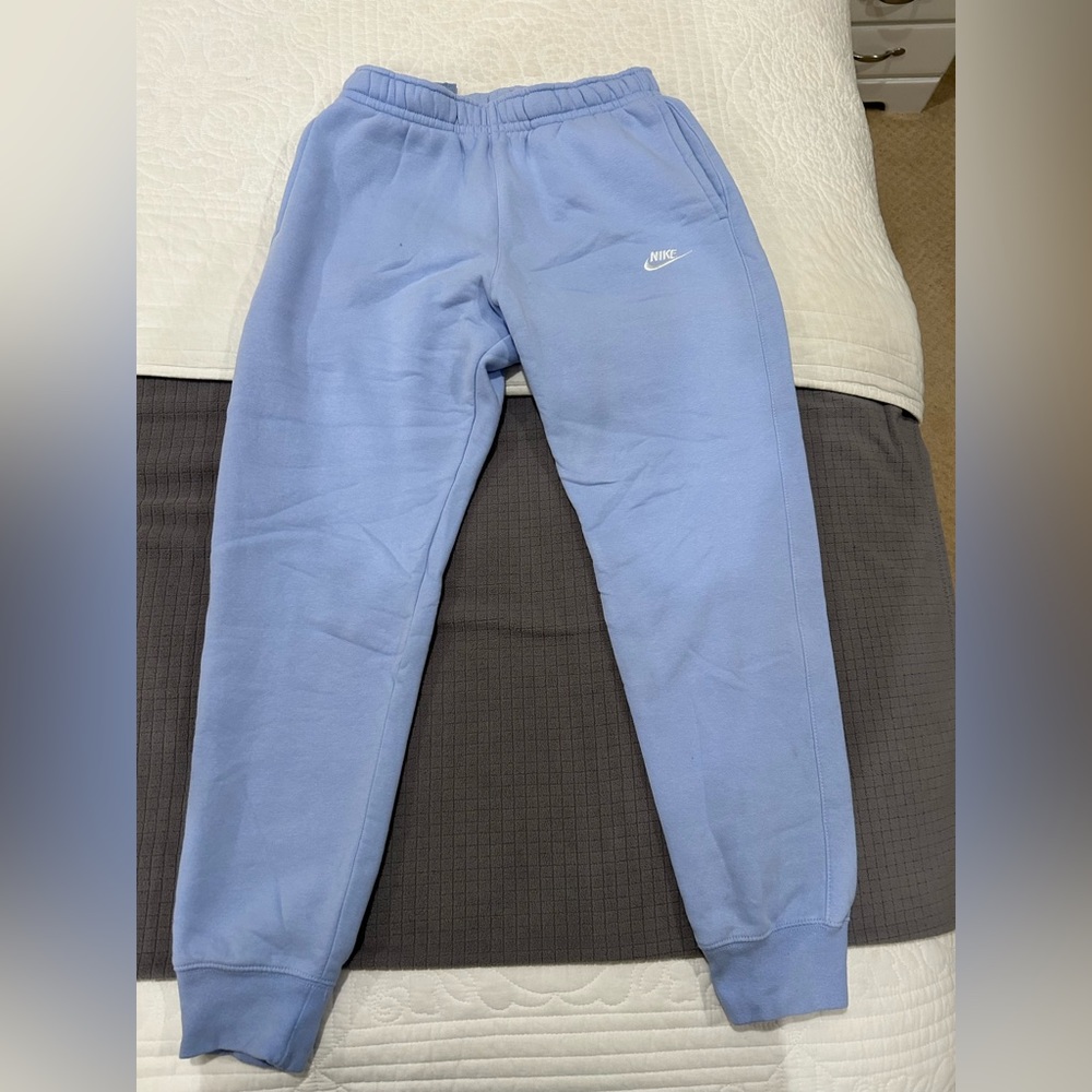 Nike joggers women size small light blue/light purple color.